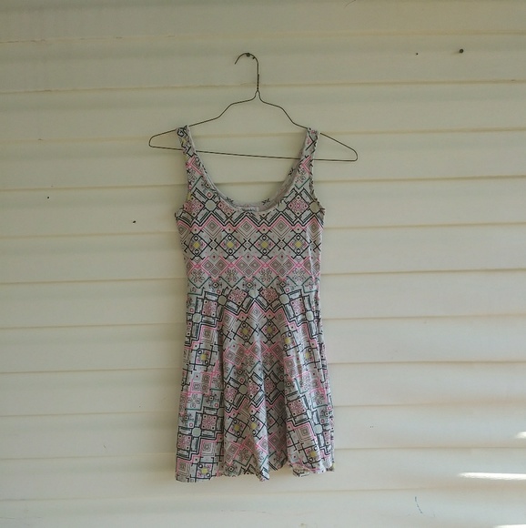 ⚡2 for $10⚡ Multicolored Tunic Top/Mini Dress - Picture 1 of 2